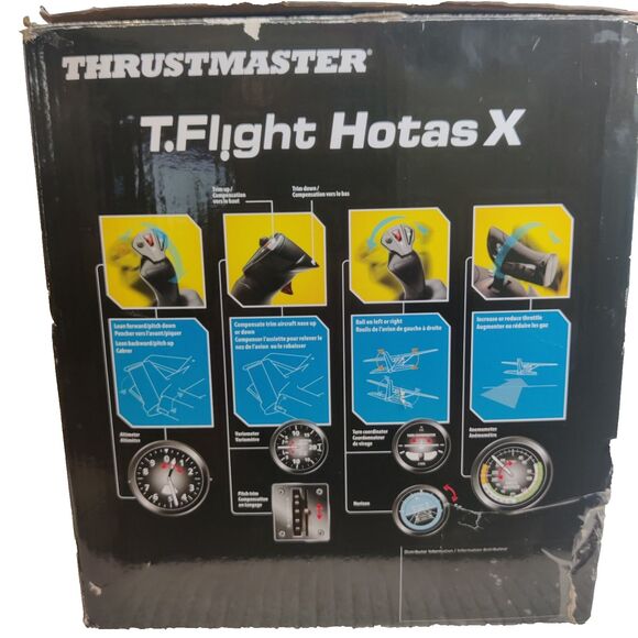 THRUSTMASTER HOTAS X Joystick with detachable Throttle PC, PS3/4/5 (2960703) NOB - Picture 5 of 16